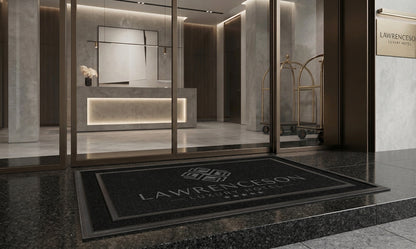 Custom Hotel Logo Doormat — Branded Entrance Mat for Hotels, Resorts and Boutique Properties